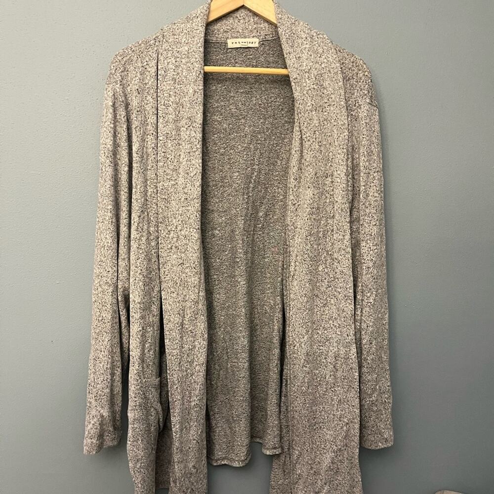 Retrology Open Front Cardigan